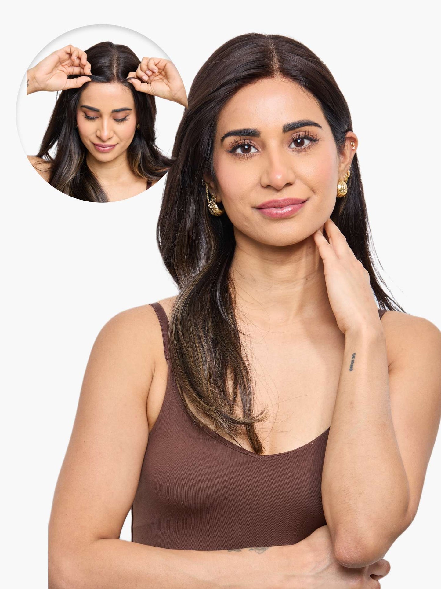 Receding Hairline Topper- Wavy