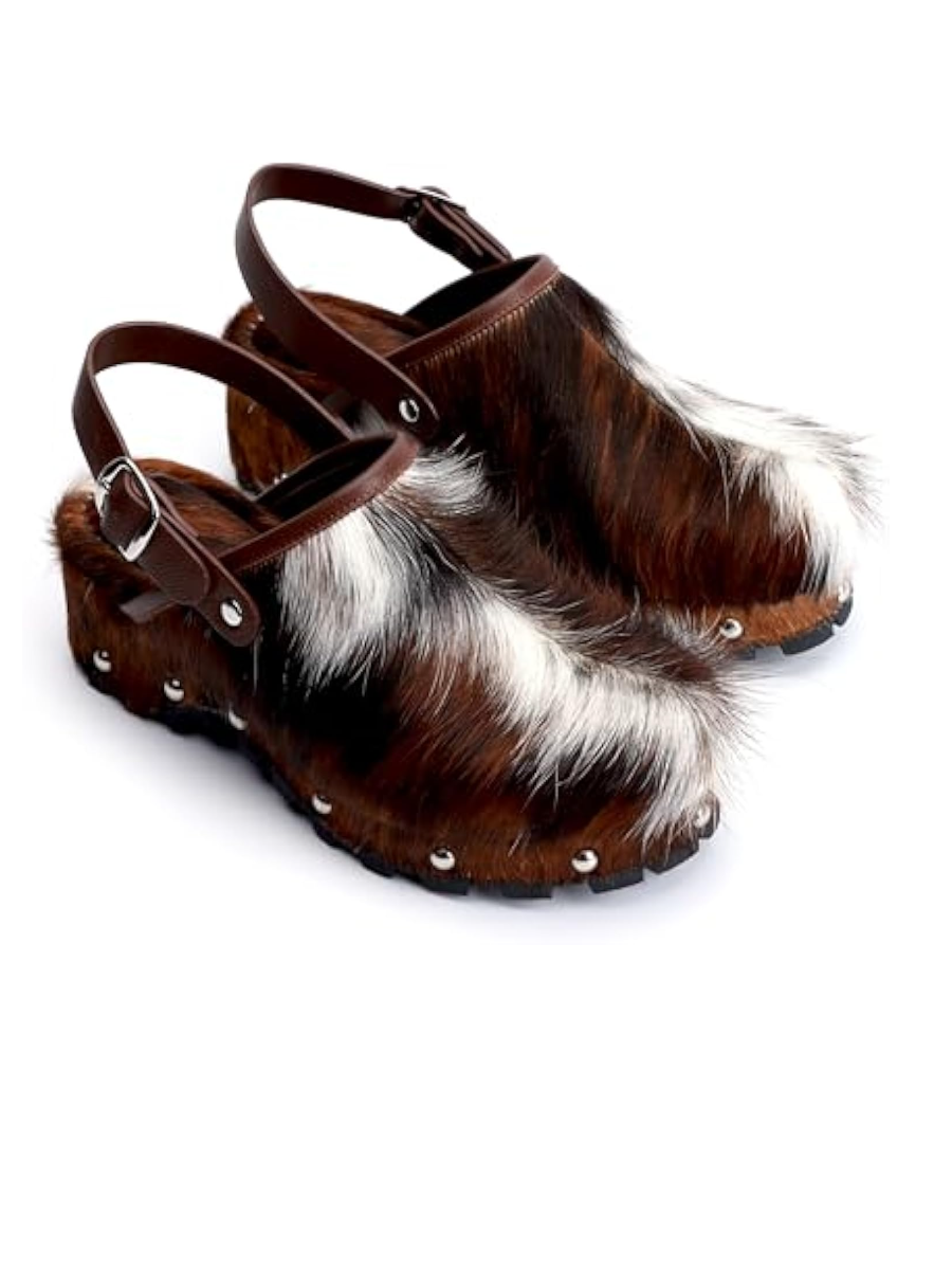 Adjustable Buckle Retro Wool Shoes