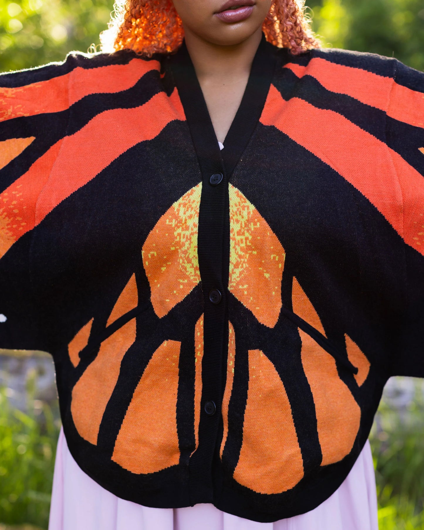 Autumn Monarch Butterfly Cardigan
