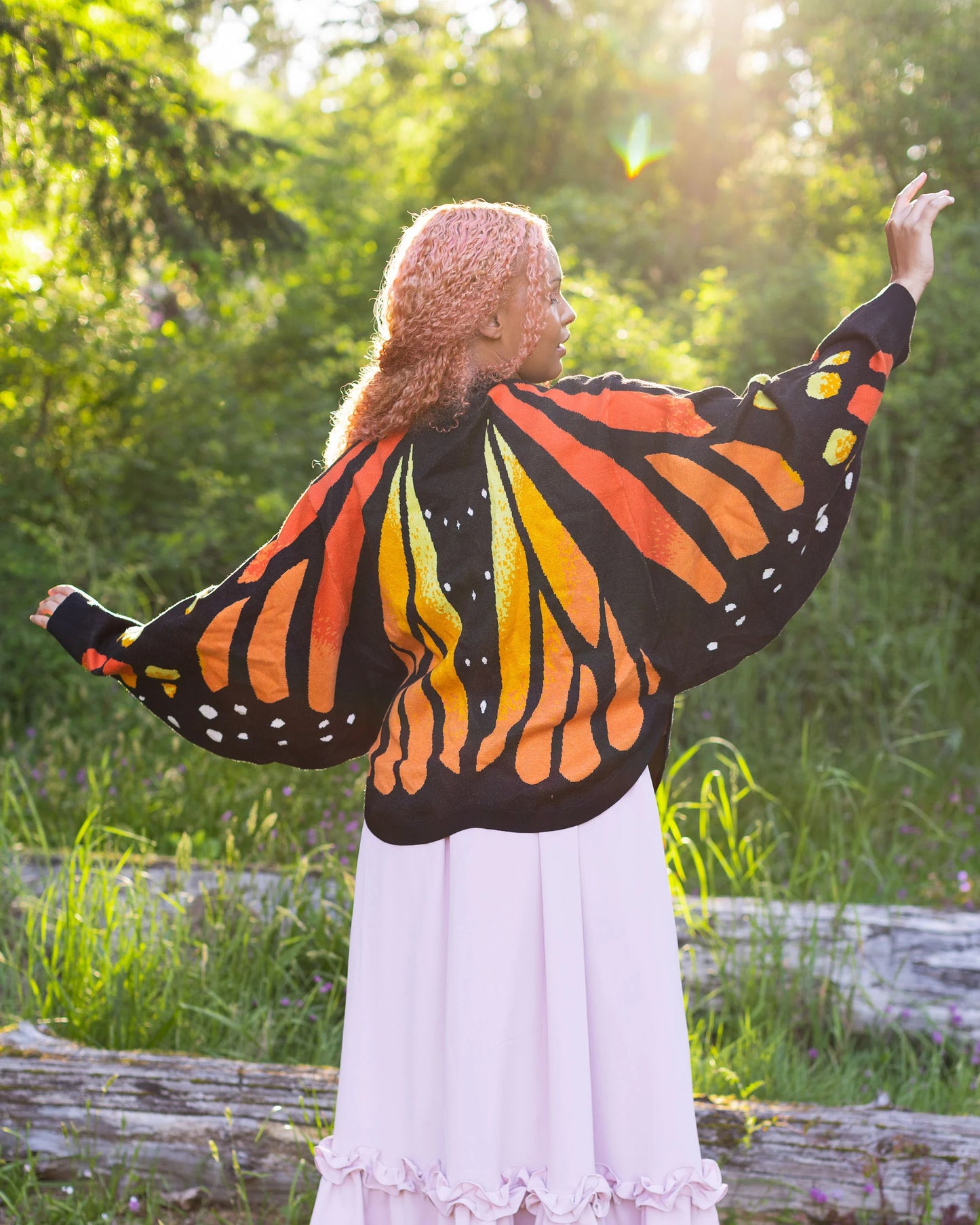 Autumn Monarch Butterfly Cardigan
