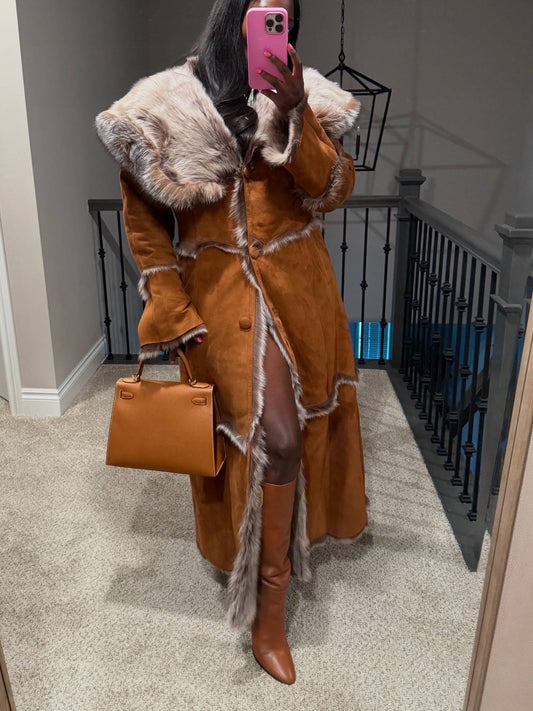 Hooded Plush Coat