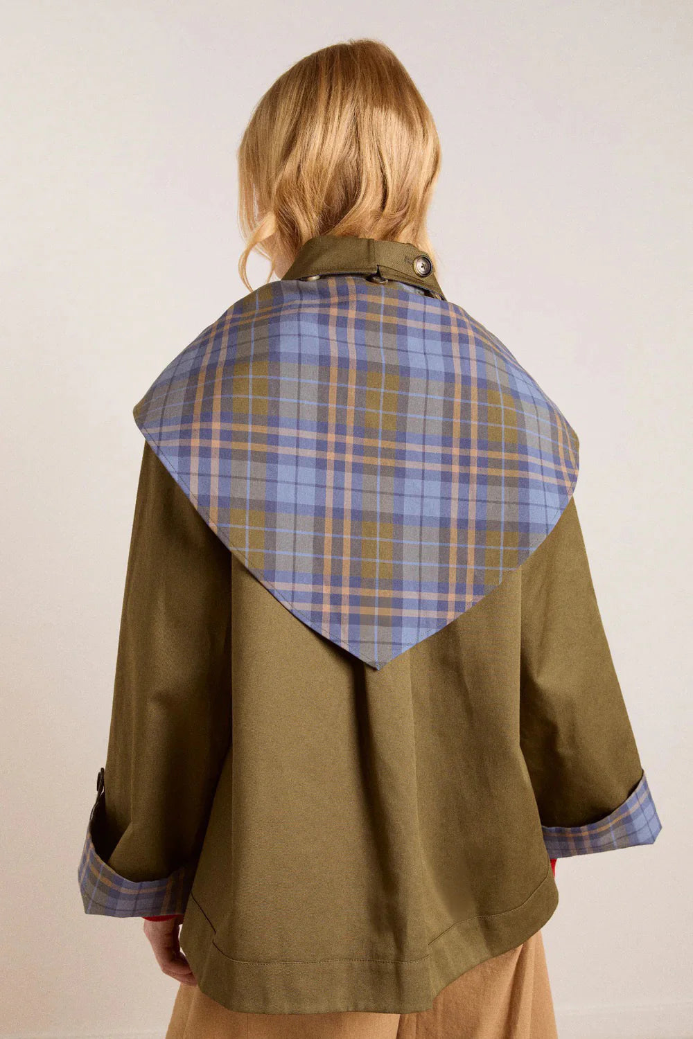 2025 Autumn Olive Green Double-Sided Jacket