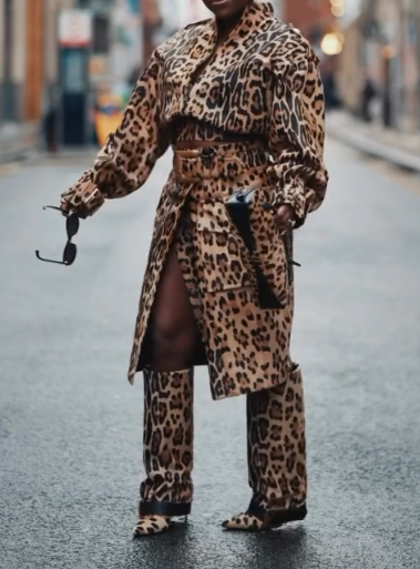 Chic Leopard Girl Set